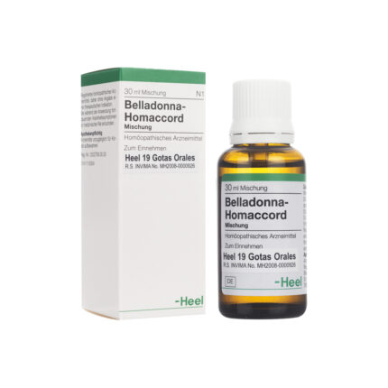 SALUD Y MEDICAMENTOS BELLADONNA HOMACCORD GOTAS (Frasco x 30 ml) HEEL HEEL