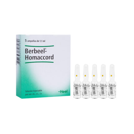 BERBEEL HOMACCORD AMPOLLA x 1 ML (Caja x 5 Ampollas) HEEL