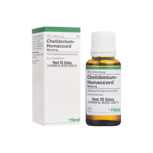 SALUD Y MEDICAMENTOS CHELIDONIUM HOMACCORD GOTAS (Frasco X 30 ml) HEEL CARDIOVASCULAR Y CIRCULACION