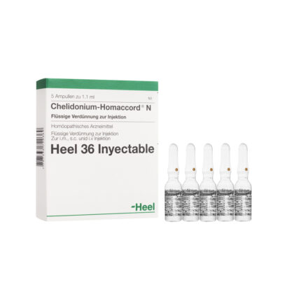 CHELIDONIUM HOMACCORD AMPOLLA x 1 ML (Caja x 5 Ampollas) HEEL