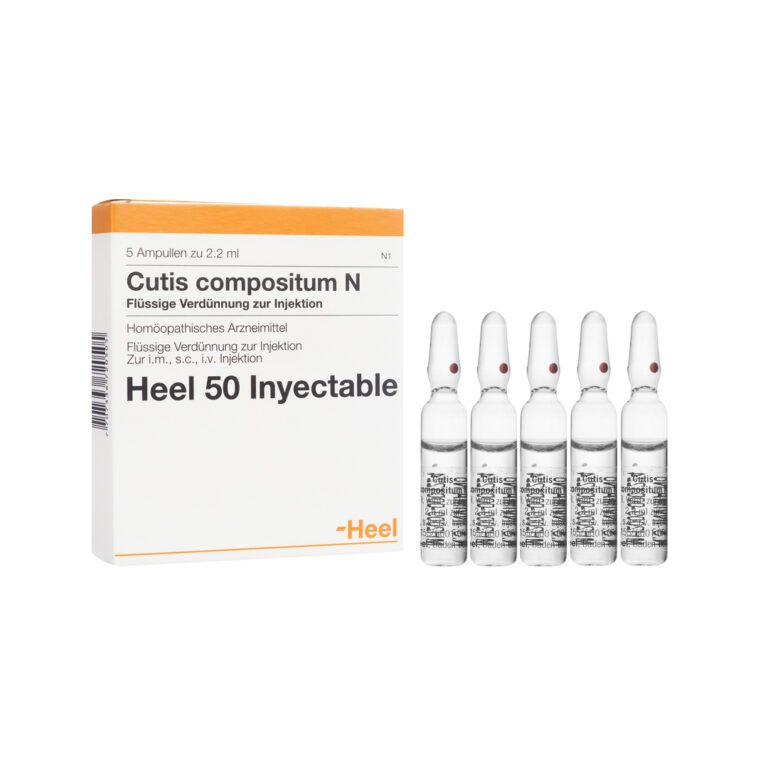 CUTIS COMPOSITUM AMPOLLA X 2 ML HEEL (Caja x 5 Ampollas) - Imagen 1