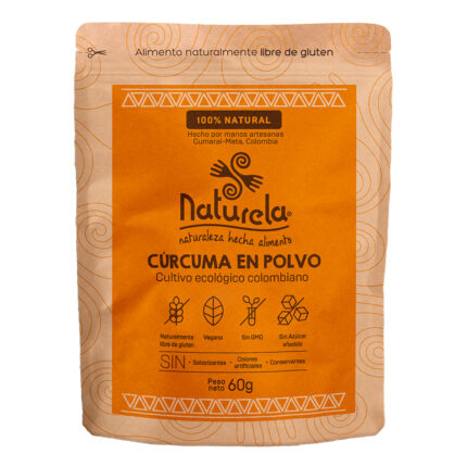 ALIMENTOS Y BEBIDAS CURCUMA ALIMENTO POLVO (100% Natural X 60 GR) NATURELA ALIMENTO EN POLVO