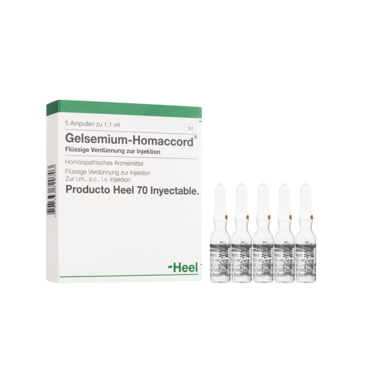 GELSEMIUM HOMACCORD AMPOLLA X 1 ML HEEL (Unidad) - Imagen 1