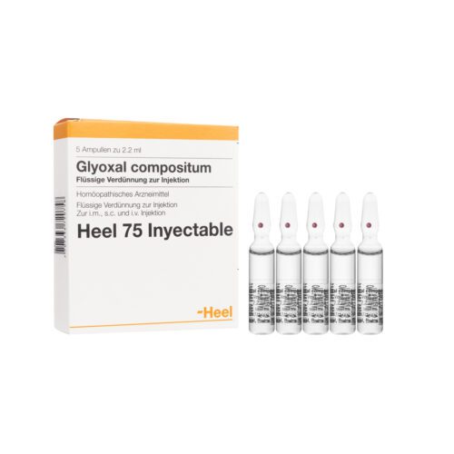 SALUD Y MEDICAMENTOS GLYOXAL COMPOSITUM AMPOLLA X 2 ML HEEL (Caja x 5 Ampollas) HEEL