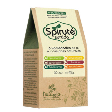 ALIMENTOS Y BEBIDAS TE SURTIDO SPIRUTE (30 Bolsas X 45 GR NATURELA BEBIDAS