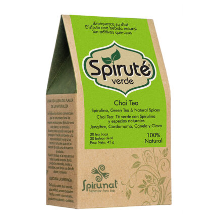 ALIMENTOS Y BEBIDAS TE VERDE SPIRULINA SPIRUTE (30 Bolsas X 45 GR) NATURELA INFUSIONES