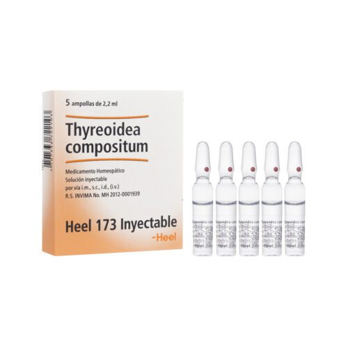 SALUD Y MEDICAMENTOS THYREODEA COMPOSITUM AMPOLLA X 2 ML HEEL (Caja x 5 Ampollas) HEEL