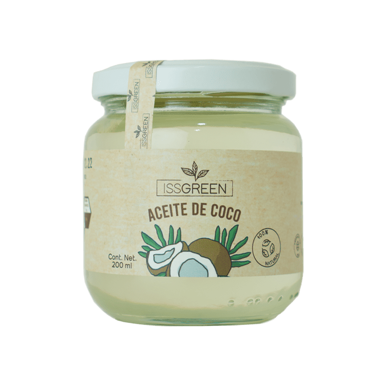 ACEITE DE COCO (Tarro X 200 ML) ISSGREEN - Imagen 1