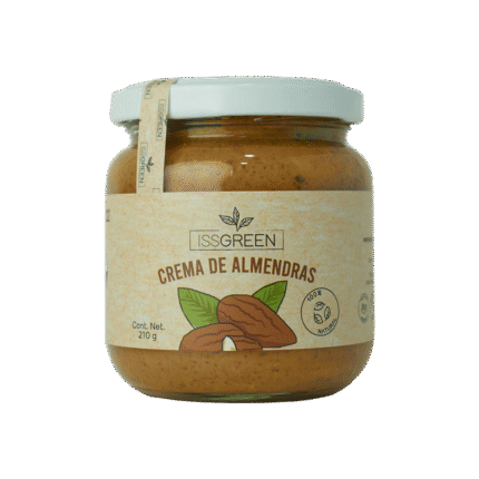 CREMA DE ALMENDRAS X 210 GR ISSGREEN