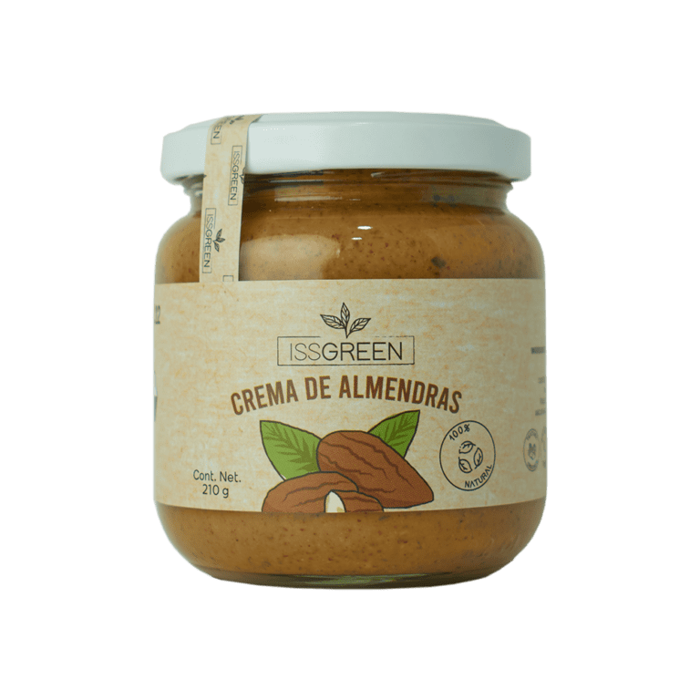 CREMA DE ALMENDRAS X 210 GR ISSGREEN - Imagen 1