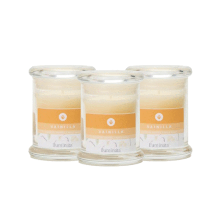 CUIDADO PERSONAL VELA EN VASO (VAINILLA) X 67 GR ILUMINATA X3 AROMATERAPIA