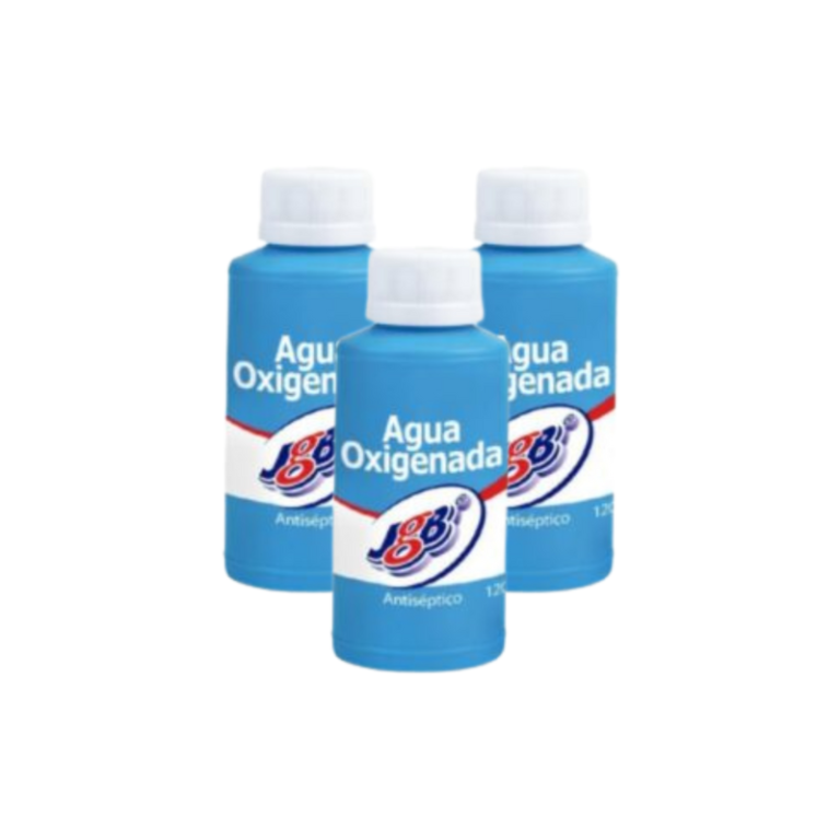 AGUA OXIGENADA FRASCO X 120 ML JGB X3 UND - Imagen 1