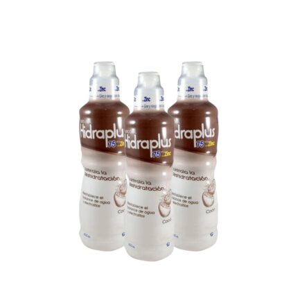 BIENESTAR Y NUTRICION HIDRAPLUS 75 ZIINC COCO BEBIDA X 400 ml (Pack x3) TQ ANTIDIARREICOS Y SUEROS