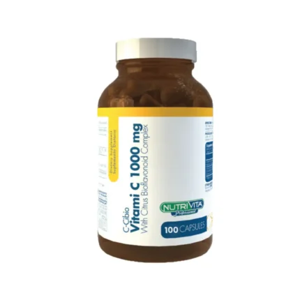 BIENESTAR Y NUTRICION VITAMINA C 1000 mg (Envase x 100 Capsulas) NUTRIVITA ANTIOXIDANTE