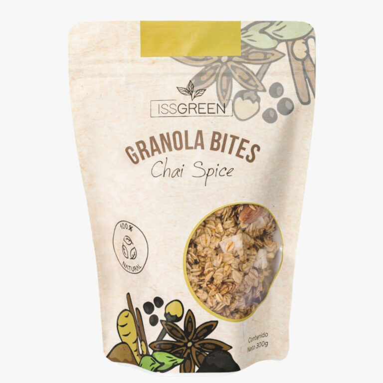 GRANOLA BITES CHAI SPICE (Paquete X 300 GR) ISSGREEN - Imagen 1
