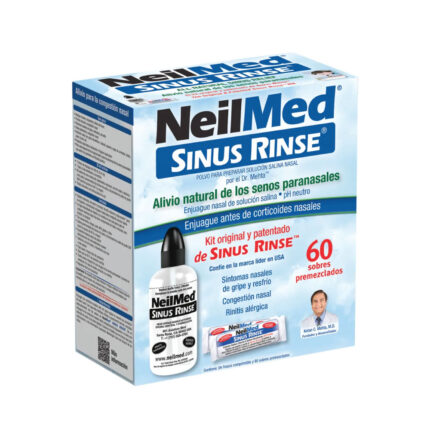 SALUD Y MEDICAMENTOS SINUS RINSE KIT x 60 Sobres NEILMED DESCONGESTIONANTE