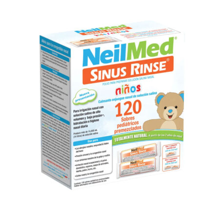 CUIDADO PERSONAL SINUS RINSE PEDIATRICO x 120 Sobres NEILMED INFANTIL Y MATERNIDAD