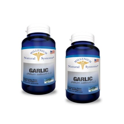 BIENESTAR Y NUTRICION GARLIC 1500 mg – Frasco x 100 Softgels – MNS Millenium Natural Systems FUNCIONAMIENTO DEL ORGANISMO