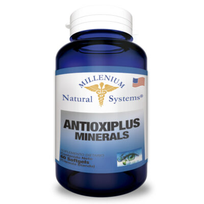 BIENESTAR Y NUTRICION ANTIOXIPLUS MINERALS – Frasco x 60 Softgels – MNS Millenium Natural Systems ANTIOXIDANTE