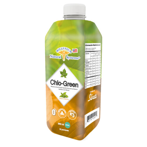 SUPLEMENTOS CHLO GREEN DRINK (CLOROFILA) 32 Oz Natural Systems NATURAL SYSTEM