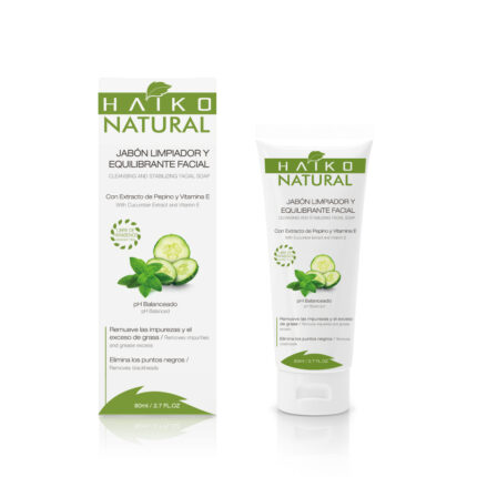 CUIDADO PERSONAL JABON LIMPIADOR Y EQULIBRANTE X 80 ML HAIKO NATURAL CUIDADO DE LA PIEL