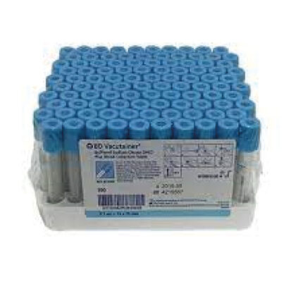 TUBO VACUTAINER 4 ML (CITRATO) AZUL (CAJA X 100 UND)