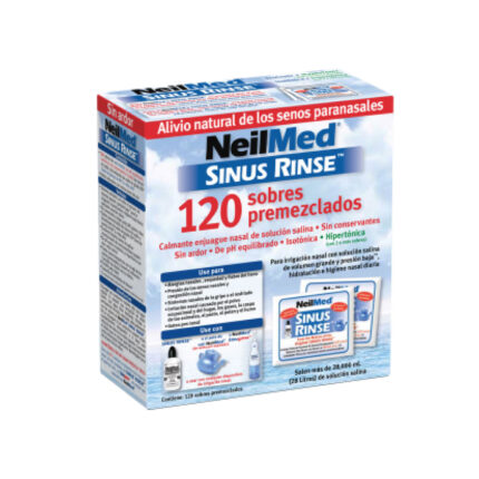 SALUD Y MEDICAMENTOS SINUS RINSE RECARGA x 120 Sobres NEILMED DESCONGESTIONANTE