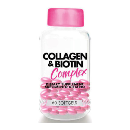 COLLAGEN & BIOTIN COMPLEX (Frasco x 60 cap) HEALTHY AMERICA
