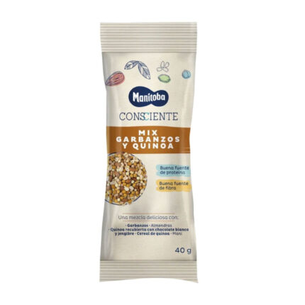 ALIMENTOS Y BEBIDAS MIX DE GARBANZOS Y QUINOA (Paquete X 40 GR, 6 UNIDADES) MANITOBA MANITOBA