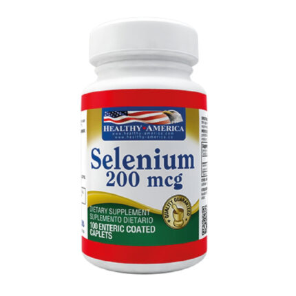 BIENESTAR Y NUTRICION SELENIUM 200MCG (Frasco x 100 tabletas) HEALTHY AMERICA HEALTHY AMERICA