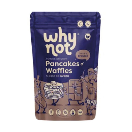 ALIMENTOS Y BEBIDAS MEZCLA PARA PANCAKES WAFFLES BROWNIE DOYPACK (X 300 GR) WHYNOT MEZCLAS
