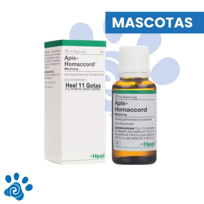 APIS HOMACCORD VET GOTAS (Frasco x 30 ml) HEEL VETERINARIO - Imagen 1