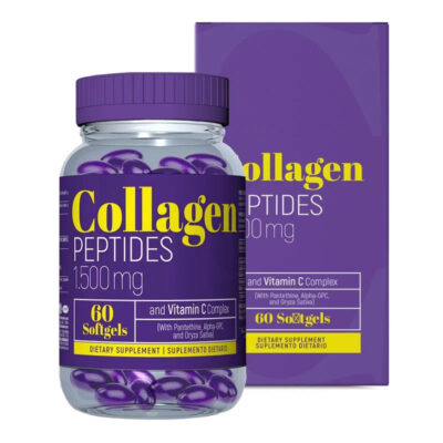 BIENESTAR Y NUTRICION COLLAGEN PEPTIDOS PLUS CON VIT C & PHYTOCE (X60 Softgels) Healthy America HEALTHY AMERICA