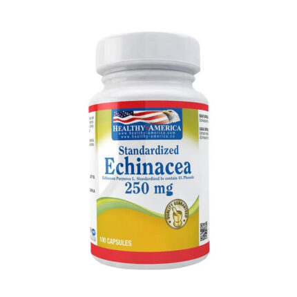 BIENESTAR Y NUTRICION ECHINACEA PURPUREA 250MG (Frasco x 100 Cap) HEALTHY AMERICA HEALTHY AMERICA