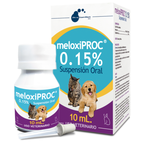 MASCOTAS MELOXIPROC 0.15% ORAL X 10ML. (Proconvet) MEDICAMENTOS VETERINARIOS