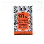 CHOCOLATE LOK 91% CON MIEL DE ABEJAS NATURAL 70 GR