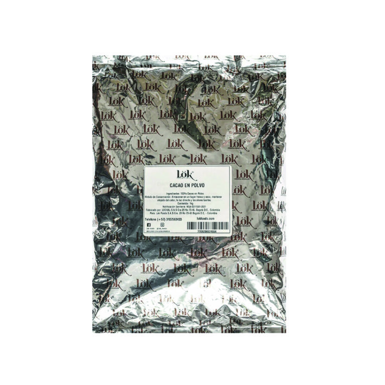 CACAO EN POLVO LOK NATURAL 100% x 1000 grs - Imagen 1