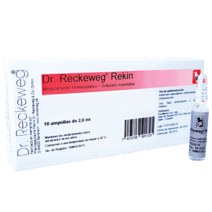 SALUD Y MEDICAMENTOS R63 ENDANGITIN X 10 AMPOLLAS (Dr. Reckeweg) CIRCULACION Y ARTICULACIONES