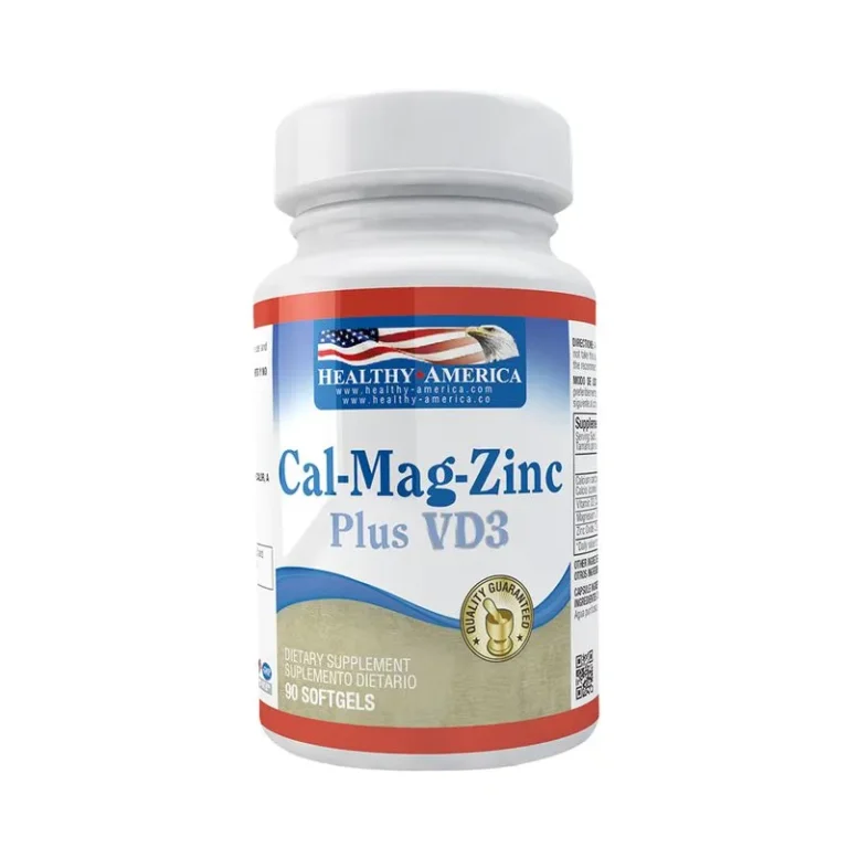 CAL MAG ZINC PLUS V D3 (Frasco x 90 cap) HEALTHY AMERICA - Imagen 1