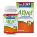ALIVE GINSENG WITH GINKGO BILOBA COMPLEX (Frasco x 60 cap) HEALTHY AMERICA