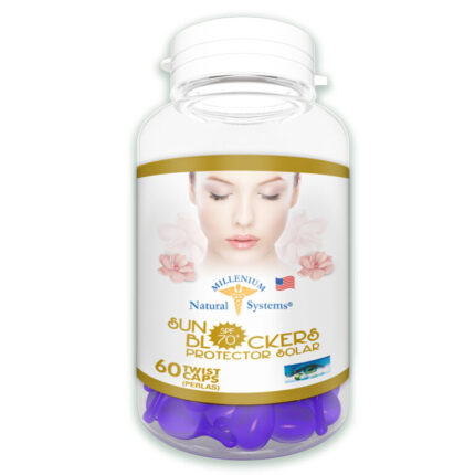 SUN BLOCKERS - Frasco x 60 Twist Caps - MNS Millenium Natural Systems