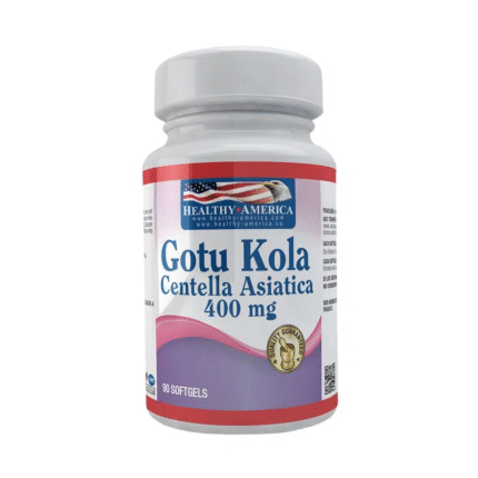 BIENESTAR Y NUTRICION CENTELLA ASIATICA GOTU KOLA 400 MG (Frasco x 90 cap) HEALTHY AMERICA HEALTHY AMERICA