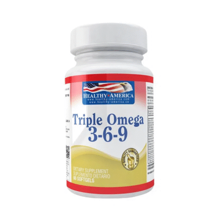 TRIPLE OMEGA 3-6-9 1200MG (Frasco x 60 cap) HEALTHY AMERICA