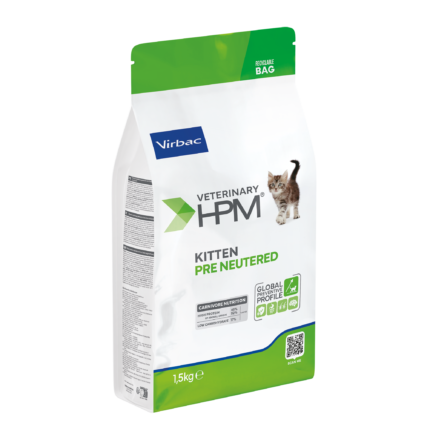 VIRBAC HPM KITTEN PRE-NEUTERED CAT x 1.5 Kg ALIMENTO MASCOTAS