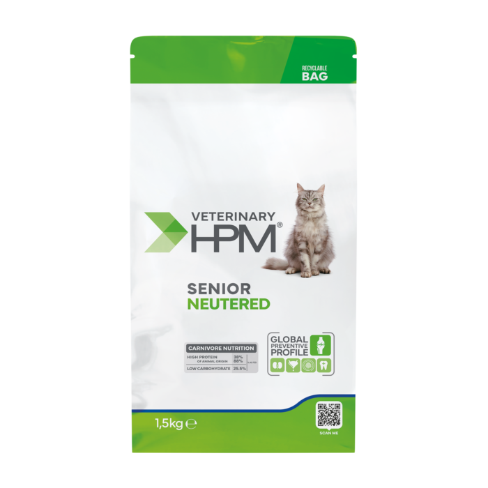 VIRBAC HPM SENIOR NEUTERED CAT X 1.5 Kg HPM, ALIMENTO MASCOTAS - Imagen 2