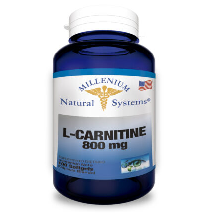SPORTS L CARNITINE 800 mg x 100 Softgels – MNS Millenium Natural Systems LINEA FITNESS