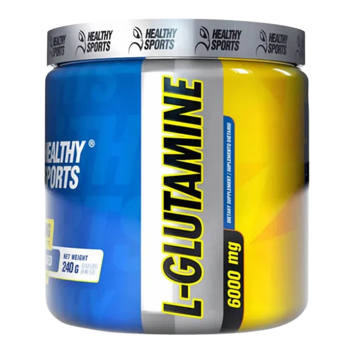 L-GLUTAMINE Polvo 6000 mg x 240 grs (40 Servicios) HEALTHY SPORTS - Imagen 1