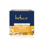 INFUSIÓN HERBAL GINGER, TURMERIC, PINEAPPLE (CAJA X 10 SOBRES) BITACO