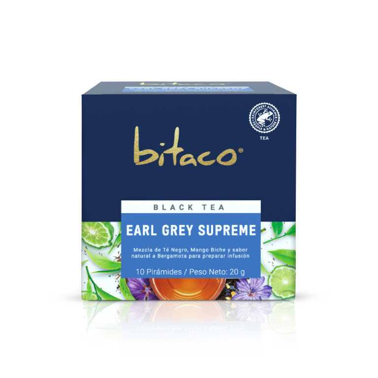 TÉ NEGRO EEARL GREY SUPREME (CAJA X 10 SOBRES) BITACO - Imagen 1