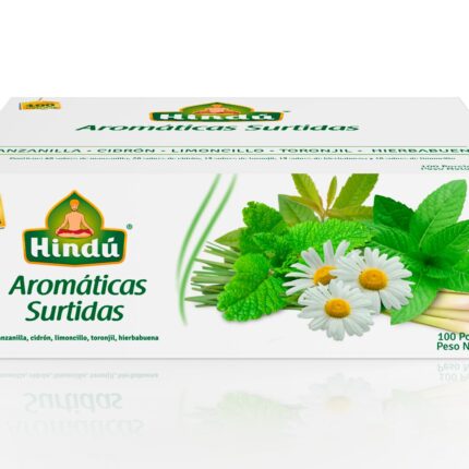 ALIMENTOS Y BEBIDAS AROMÁTICA CON SOBREENVOLTURA SURTIDA X100 HINDU AROMÁTICA